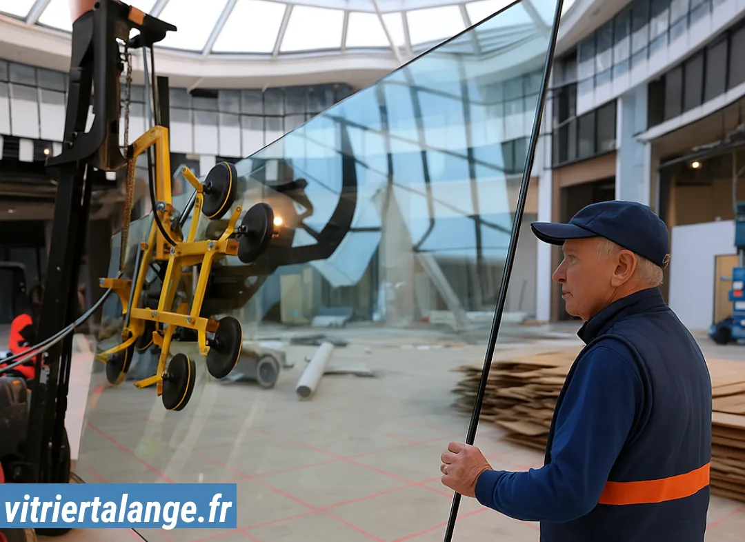 Remplacement de vitrine magasin Talange